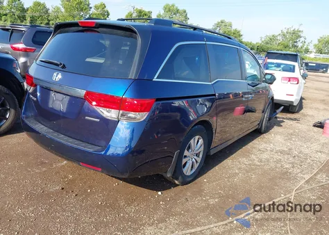2016 Honda Odyssey Se from USA, damaged, VIN 5FNRL5H32GB134062